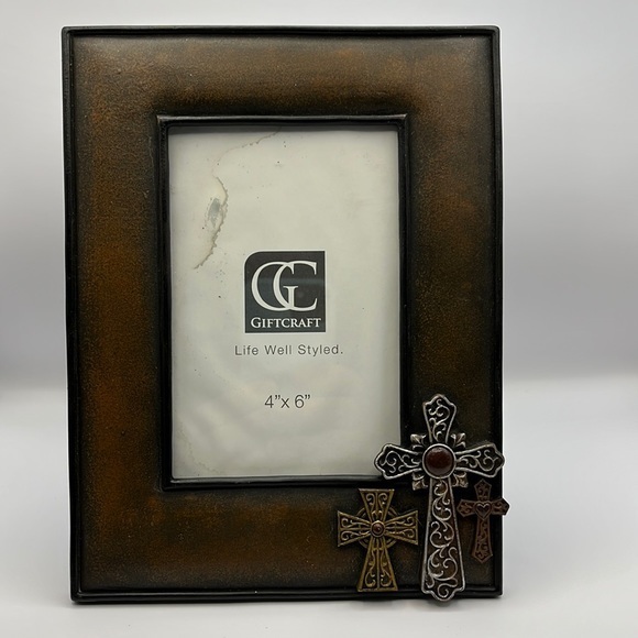 giftcraft Accents Cross Gift Craft Life Well Styled 4 X 6 Picture